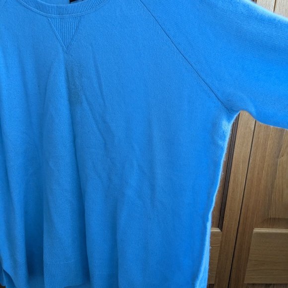 NWT Lord & Taylor Light blue 100% cashmere SZ L - Picture 8 of 9